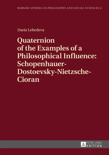 Cover of Quaternion of the Examples of a Philosophical Influence