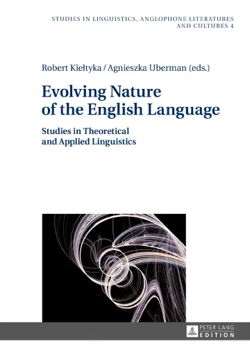 Cover of Evolving Nature of the English Language