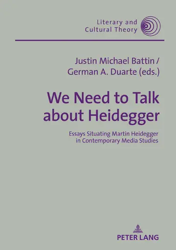 Cover of We Need to Talk About Heidegger