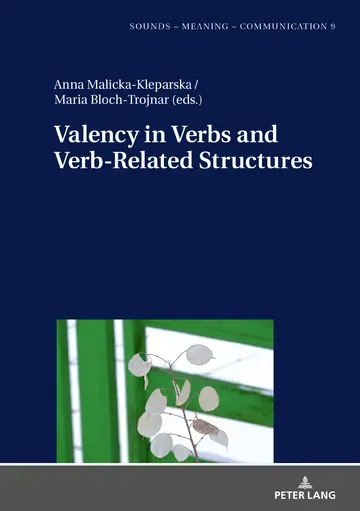 Cover of Valency in Verbs and Verb-Related Structures