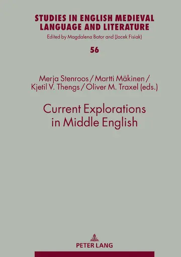 Cover of Current Explorations in Middle English