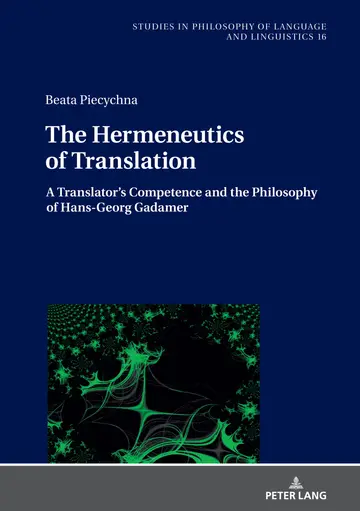 Cover of The Hermeneutics of Translation