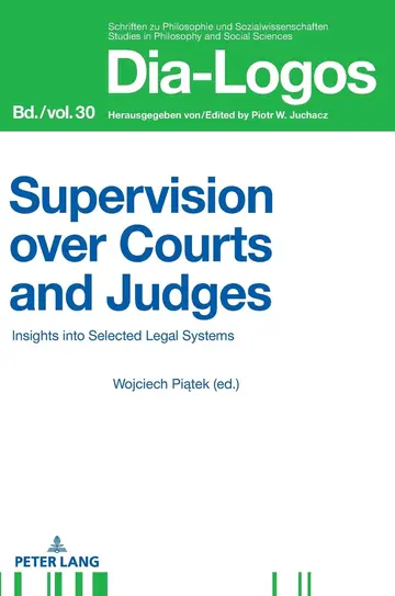 Cover of Supervision over Courts and Judges