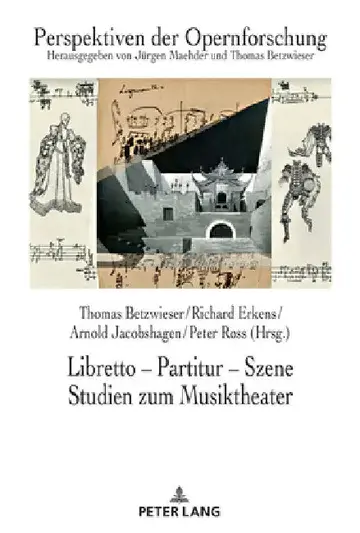 Cover of Libretto - Partitur - Szene. Studien Zum Musiktheater