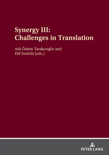 Cover of Challenges in Translation
