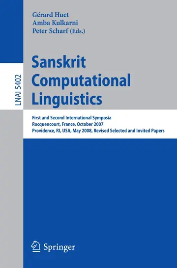 Cover of Sanskrit Computational Linguistics