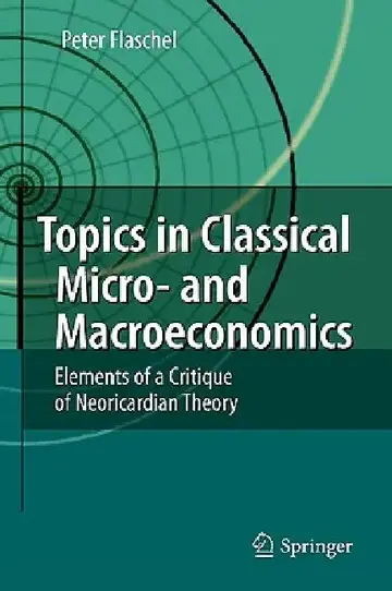 Cover of Topics in Classical Micro- And Macroeconomics