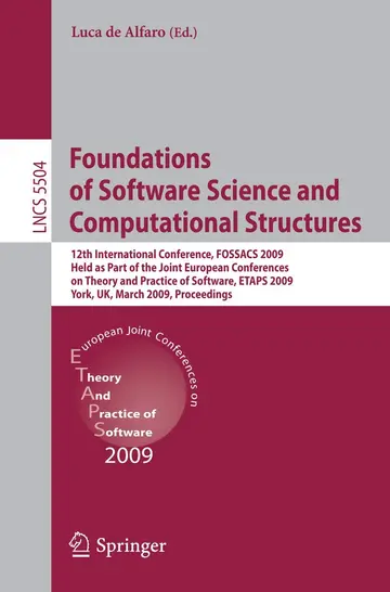Cover of Foundations of Software Science and Computational Structures