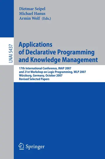 Cover of Applications of Declarative Programming and Knowledge Management