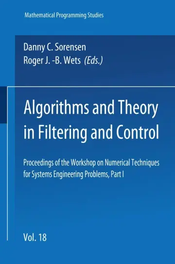Cover of Algorithms and Theory in Filtering and Control