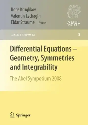 Cover of Differential Equations - Geometry, Symmetries and Integrability