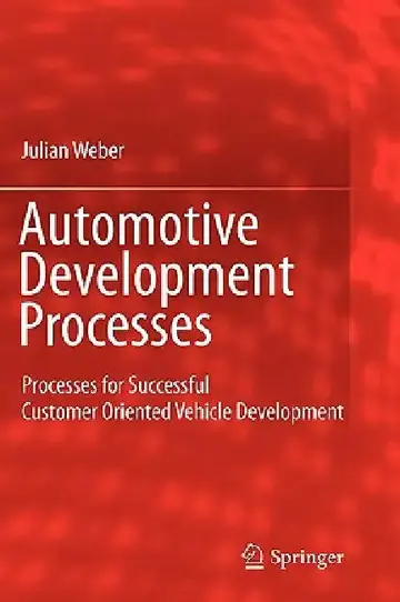 Cover of Automotive Development Processes