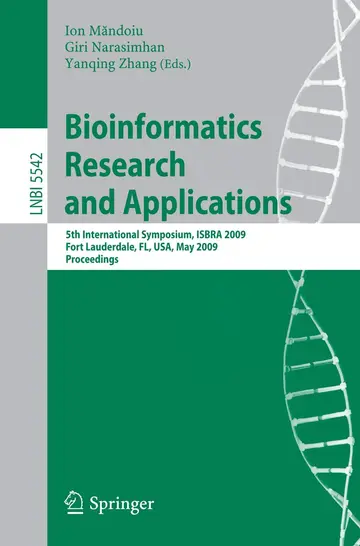 Cover of Bioinformatics Research and Applications