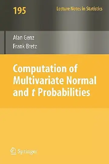 Cover of Computation of Multivariate Normal and T Probabilities