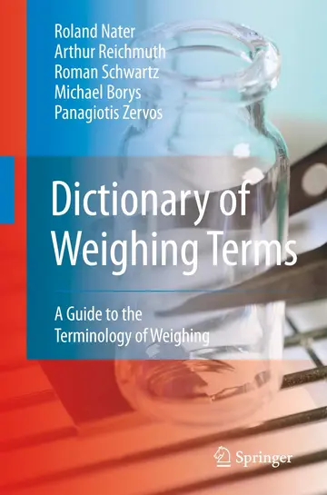 Cover of Dictionary of Weighing Terms