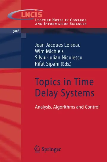 Cover of Topics in Time Delay Systems
