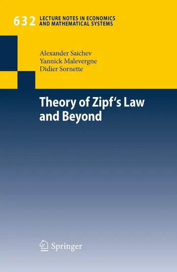 Cover of Theory of Zipf's Law and Beyond