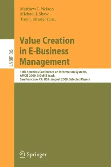 Cover of Value Creation in E-Business Management