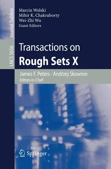 Cover of Transactions on Rough Sets X
