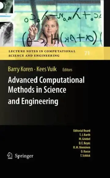Cover of Advanced Computational Methods in Science and Engineering