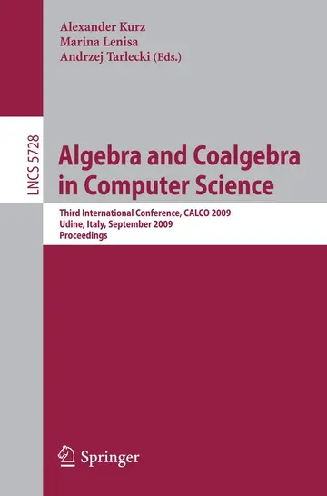 Cover of Algebra and Coalgebra in Computer Science