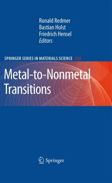Cover of Metal-to-Nonmetal Transitions