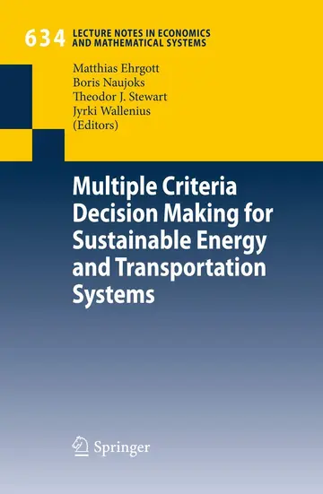 Cover of Multiple Criteria Decision Making for Sustainable Energy and Transportation Systems