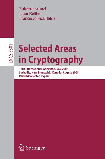 Cover of Selected Areas in Cryptography