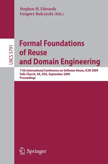 Cover of Formal Foundations of Reuse and Domain Engineering