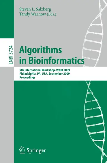 Cover of Algorithms in Bioinformatics