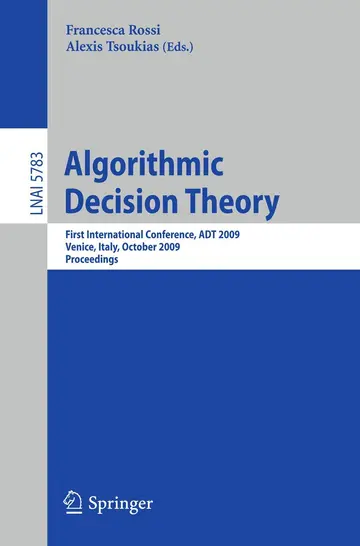 Cover of Algorithmic Decision Theory