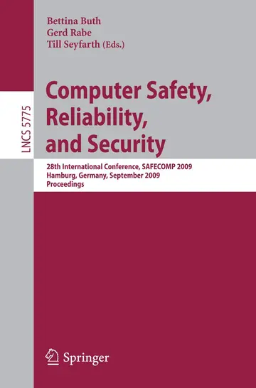 Cover of Computer Safety, Reliability, and Security