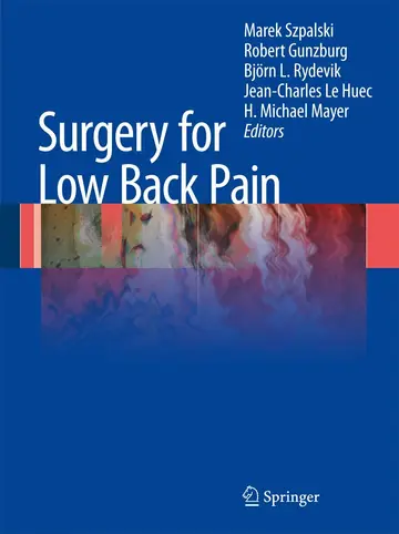 Cover of Surgery for Low Back Pain