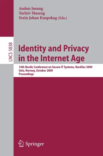 Cover of Identity and Privacy in the Internet Age