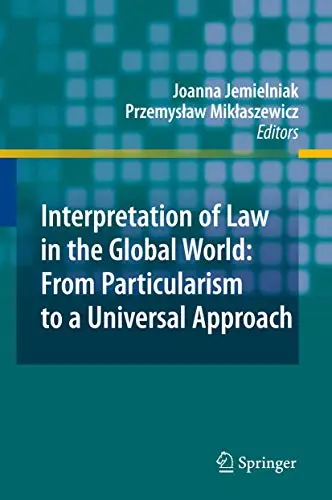Cover of Interpretation of Law in the Global World