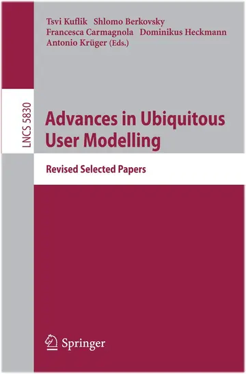 Cover of Advances in Ubiquitous User Modelling
