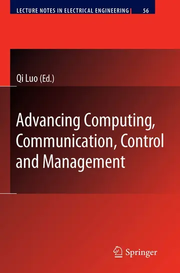 Cover of Advancing Computing, Communication, Control and Management