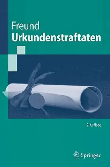 Cover of Urkundenstraftaten