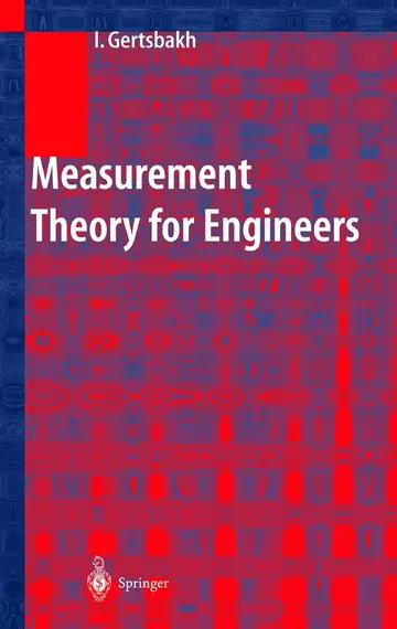 Cover of Measurement Theory for Engineers