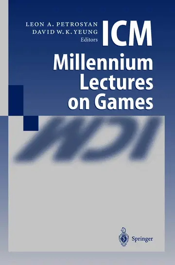 Cover of ICM Millennium Lectures on Games