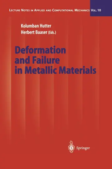 Cover of Deformation and Failure in Metallic Materials