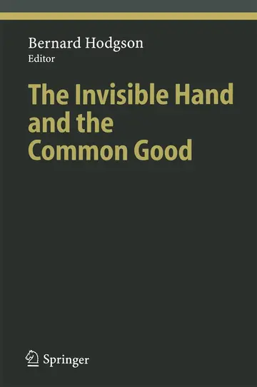 Cover of The Invisible Hand and the Common Good