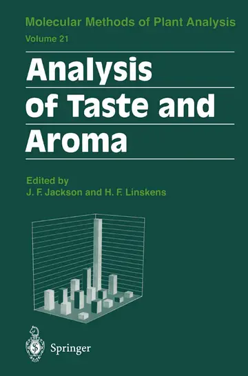 Cover of Analysis of Taste and Aroma