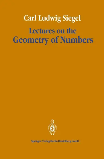 Cover of Lectures on the Geometry of Numbers
