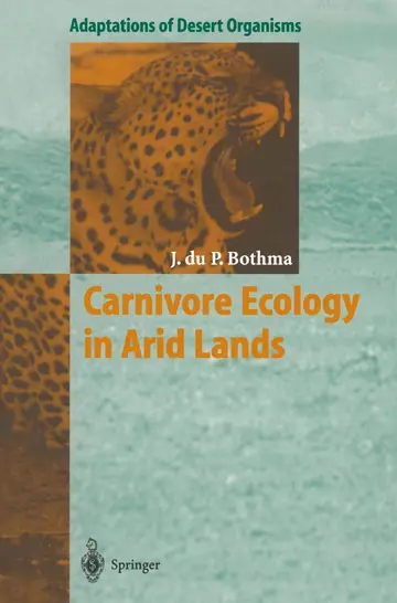 Cover of Carnivore Ecology in Arid Lands
