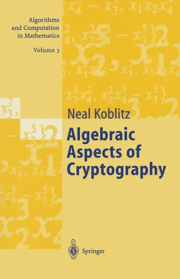 Cover of Algebraic Aspects of Cryptography (pb)