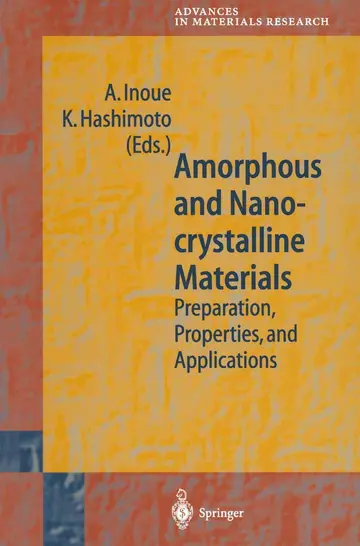 Cover of Amorphous and Nanocrystalline Materials