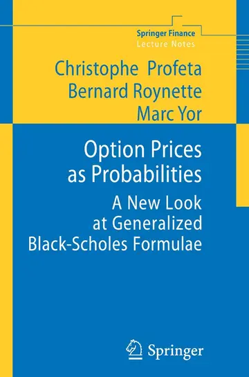 Cover of Option Prices as Probabilities