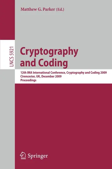 Cover of Cryptography and Coding