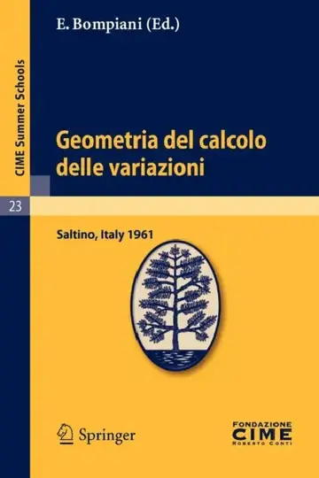 Cover of Geometria del Calcolo Delle Variazioni